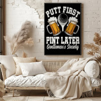 Putt First, Pint Later: Gentlemen's Society