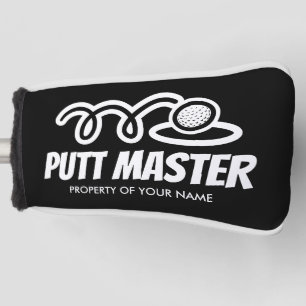 Putt Master Funny personalised golf putter cover
