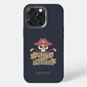 Putt Pirates Golfing Hobby Sports iPhone 13 Pro Case