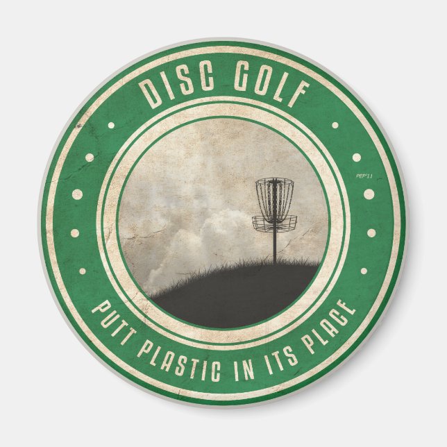 Putt Plastic In Its Place Magnet (Front)