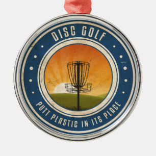 Putt Plastic In Its Place Metal Tree Decoration