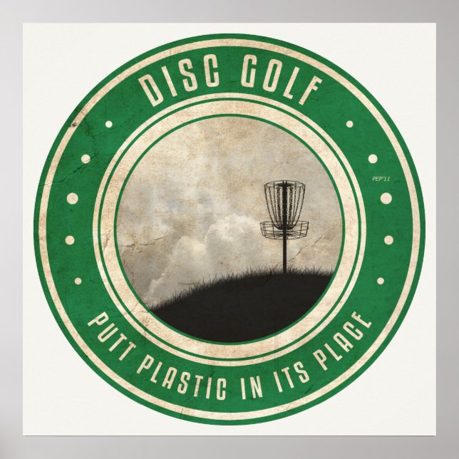 Putt Plastic In Its Place Poster (Front)