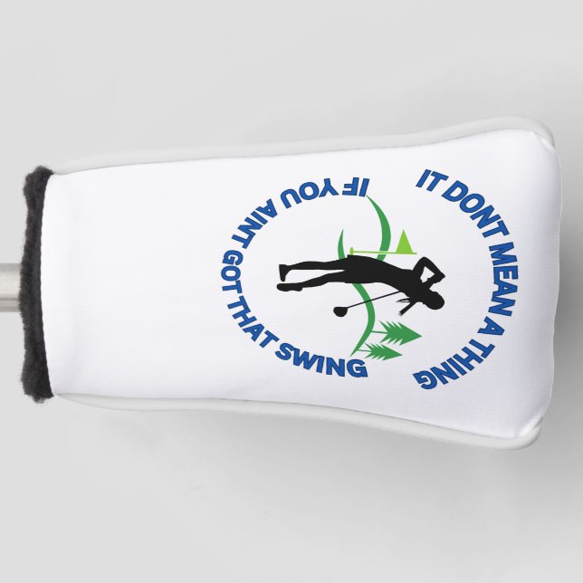 Putter Golf Club Cover For Women Golfers (Front)