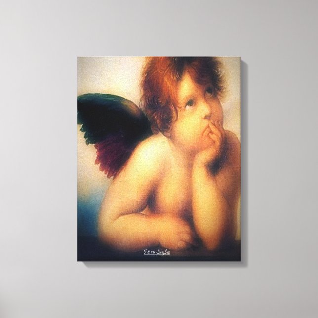 Putti Angel Canvas Print (Front)