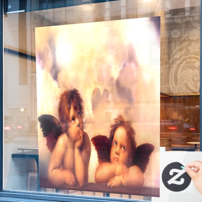 Putti Pair of Angels (Cafe Window)