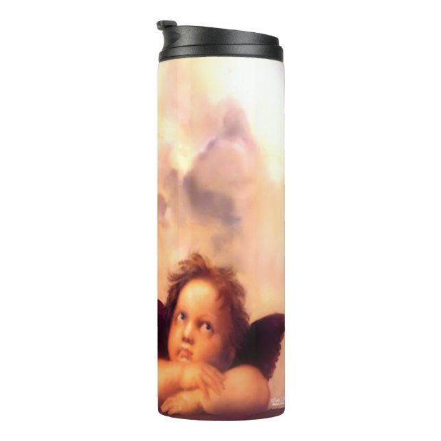 Putti Pair of Angels Thermal Tumbler (Rotated Right)