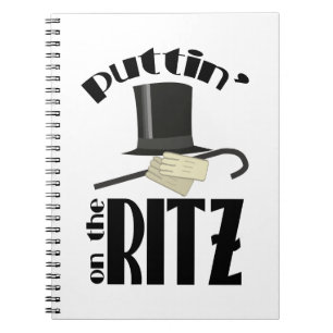Puttin Ritz Spiral Notebook