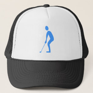 Putting - Baby Blue Trucker Hat