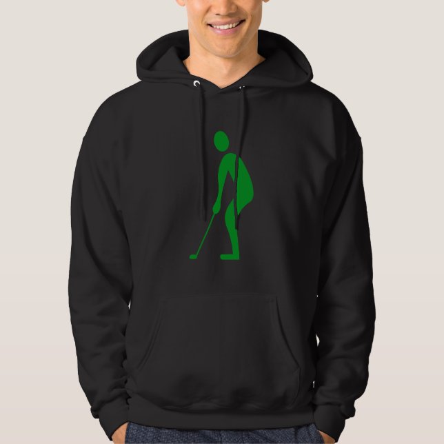 Putting - Grass Green Hoodie (Front)