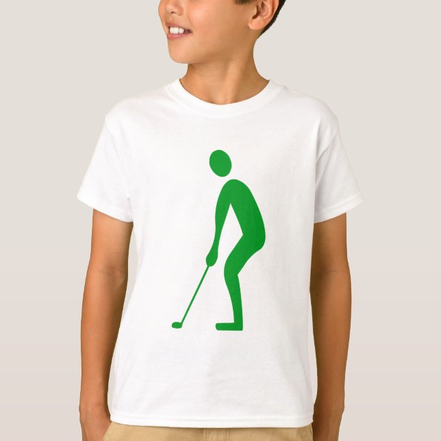 Putting - Grass Green T-Shirt (Front)