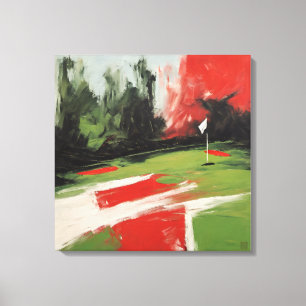 Putting Green - Wrapped Canvas Art Print
