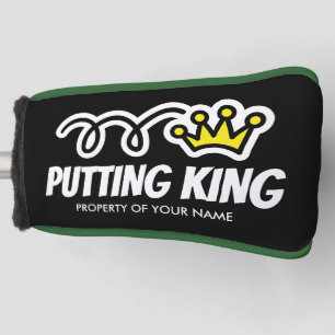 Putting King Funny custom golf putter cover gift