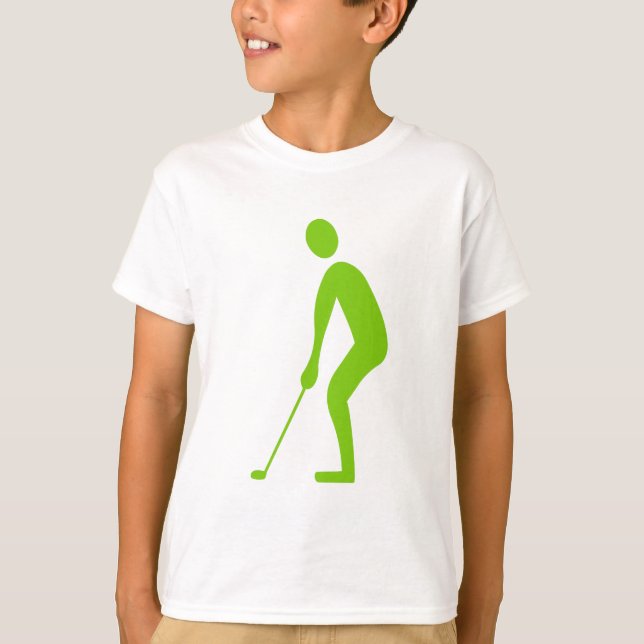 Putting - Martian Green T-Shirt (Front)