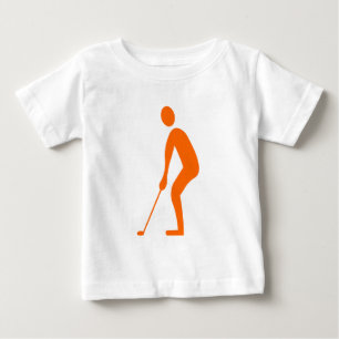 Putting - Orange Baby T-Shirt