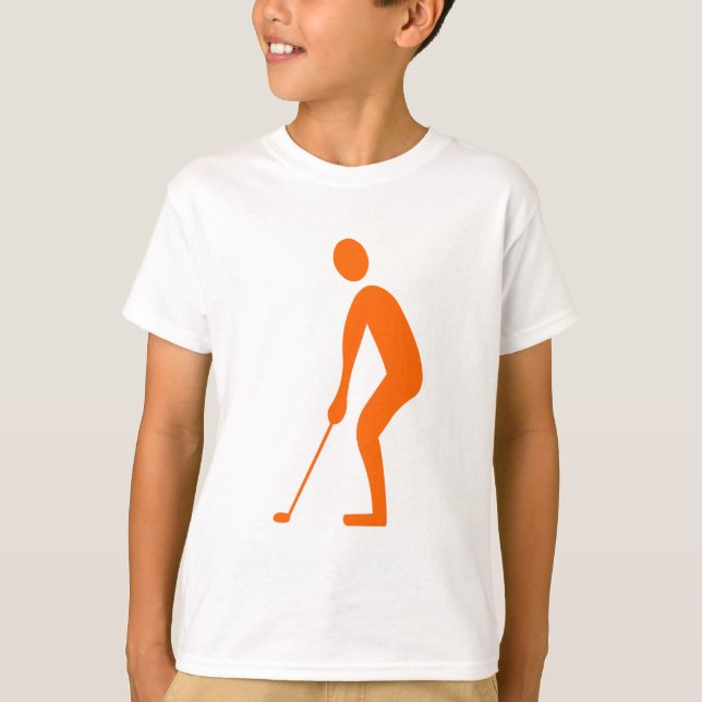Putting - Orange T-Shirt (Front)
