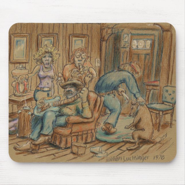 Putting out the Baratone - Mousepad (Front)