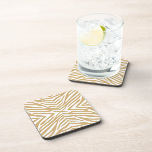 Putty Neutral Zebra Coaster