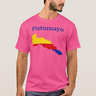 Putumayo Department Map Colombia T-Shirt