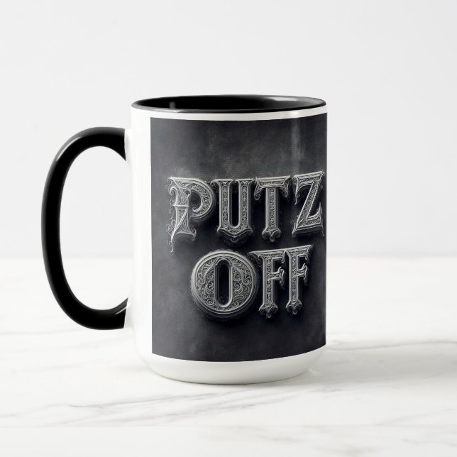Putz Off Mediaeval Coffee Mug Cup (Left)