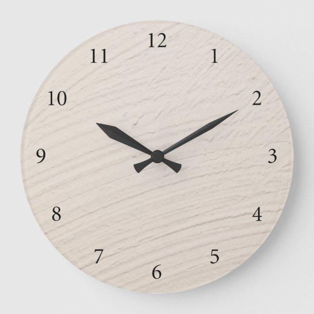 Putzhintergrund Large Clock (Front)