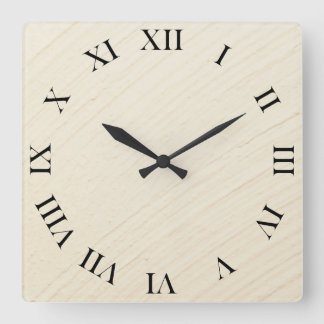 Putzhintergrund Square Wall Clock