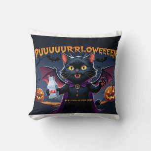 Puurrlloween - Halloween Vampire Cat Fun Cushion