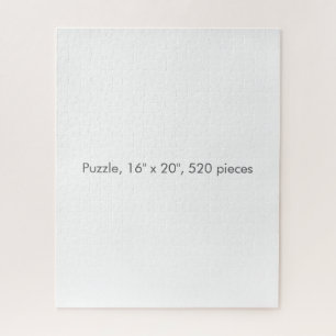 Puzzle, 16" x 20", 520 pieces jigsaw puzzle