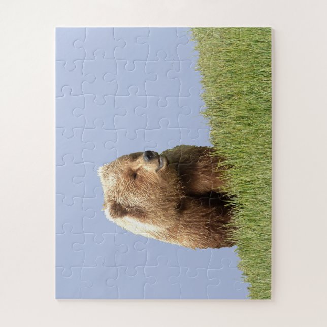 Puzzle 16x20 "56 oversized pieces" of grizzly (Vertical)