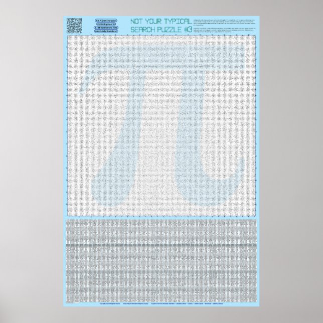 PUZZLE #3: Pi Day - Diabolical Poster (Front)