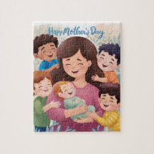 Puzzle, 8" x 10", 110 pieces MOTHER'S DAY