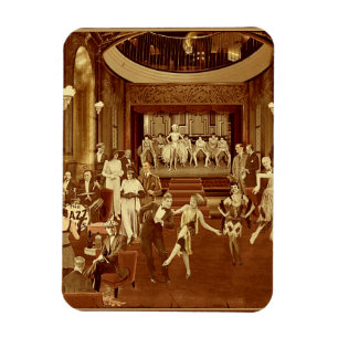 Puzzle Art Deco Night Club Magnet