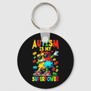 Puzzle Autism Awareness Autistic Support Key Ring