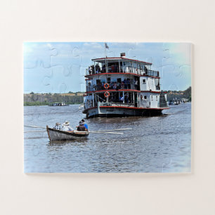 Puzzle:  Boats on the Murray River South Australia Jigsaw Puzzle