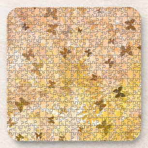 Puzzle Butterflies and Daisies-Browns by STaylor Coaster