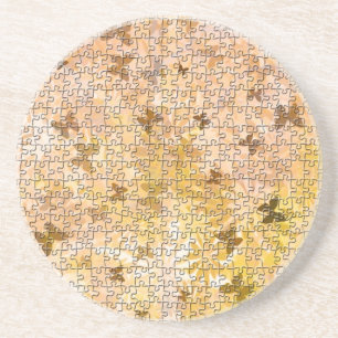 Puzzle Butterflies and Daisies-Browns by STaylor Coaster