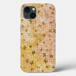 Puzzle Butterflies and Daisies by Shirley Taylor iPhone 13 Case