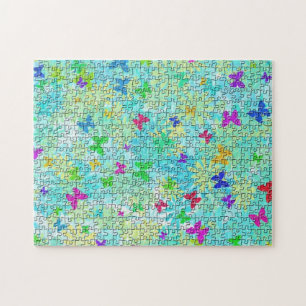 Puzzle Butterflies and Daisies-Colourful by STaylo