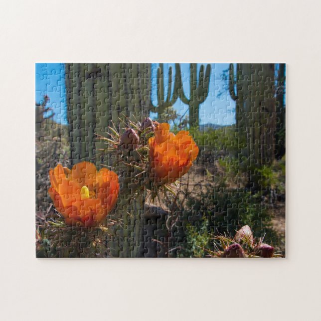 Puzzle - Cacti - Flowers - Arizona (Horizontal)