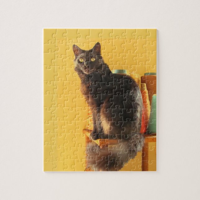 Puzzle - Cat and Yarn (Vertical)