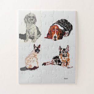 Puzzle Cat & Dogs