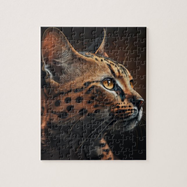 puzzle cat tiger funny animal (Vertical)