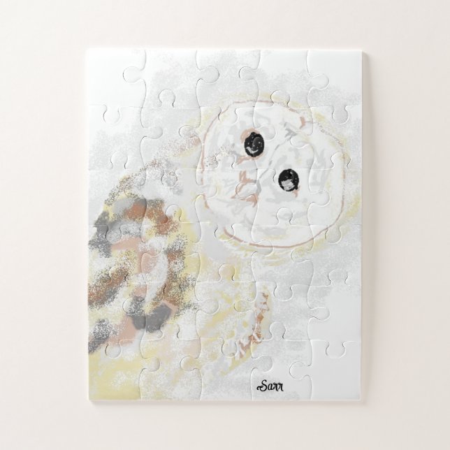 Puzzle : Common Barn Owl (Vertical)
