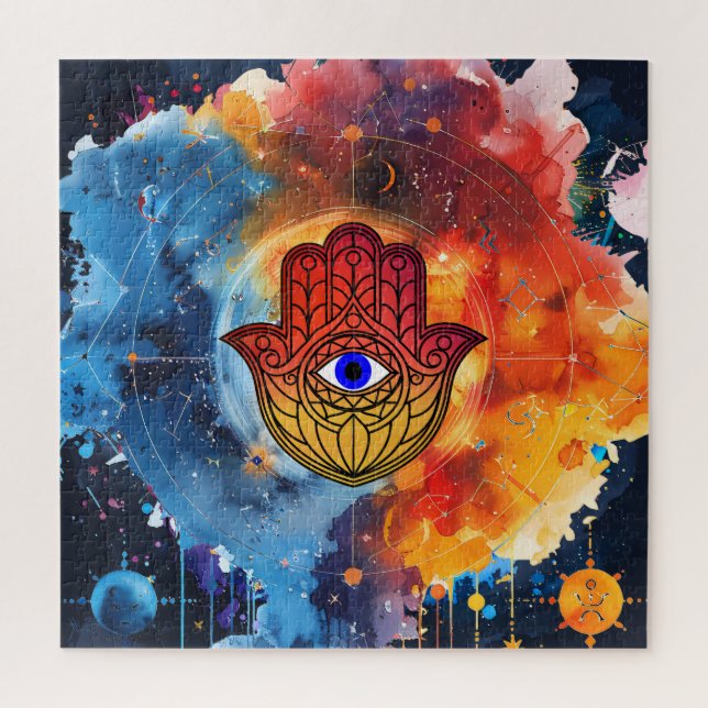 Puzzle Cosmic Fatima Hand (Vertical)
