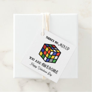 Puzzle Cube Valentine Favour Tags