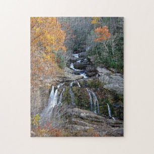 puzzle - Cullasaja Falls in Autumn