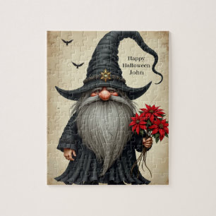 PUZZLE Customisable Halloween Wizard Wizard Gnome
