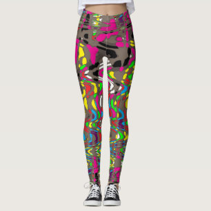 Puzzle De Stroke Leggings