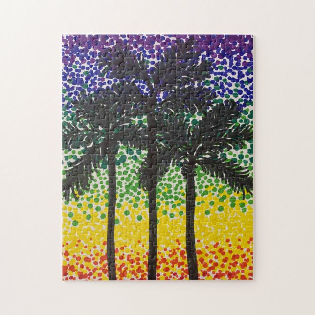 Puzzle - Desert Palm Trees (Vertical)