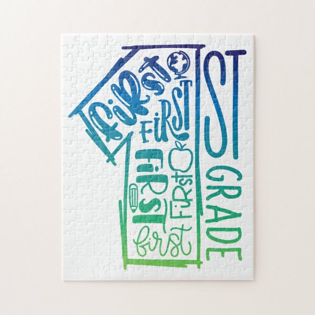 Puzzle Design for 1st grade (Vertical)