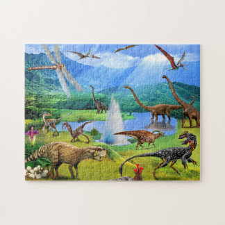 Puzzle Dinosaur Jurassic Park animals Puzzle Dino